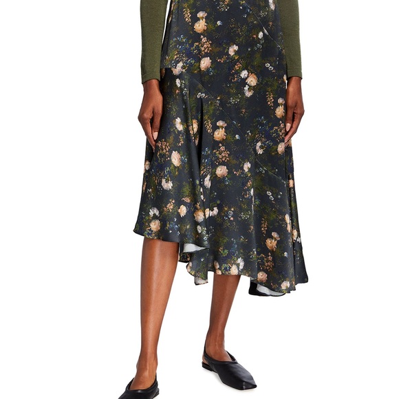 Vince Petal Glow Satin Skirt size 6 - Picture 3 of 3